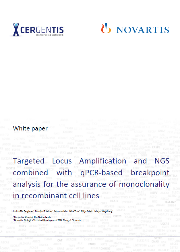 Targeted Locus Amplification and NGS combined with qPCR-based breakpoint analysis for the assurance of monoclonality in recombinant cell lines